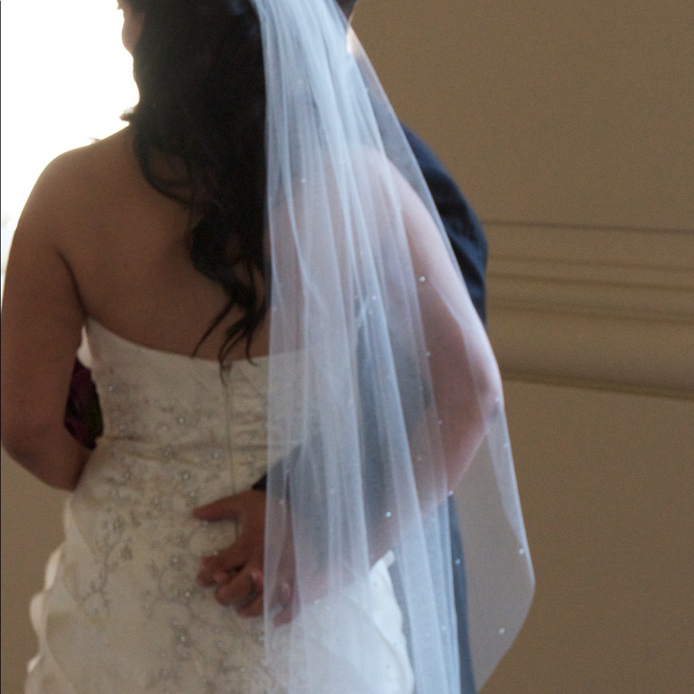 Crystal Rhinestone Wedding Veil